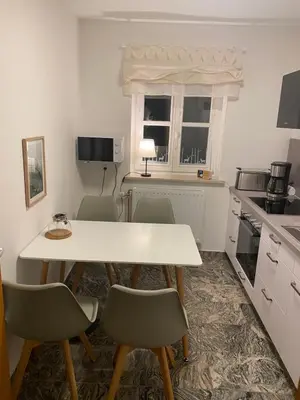 Küche/Küchenzeile in der Unterkunft Urlaubshaus-Braunlage Wohnung 2