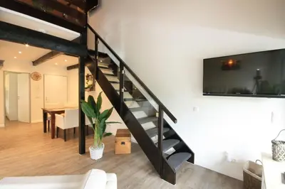 Grundriss der Unterkunft Maisonette-Ferienwohnung LieblingsNest mit Balkon