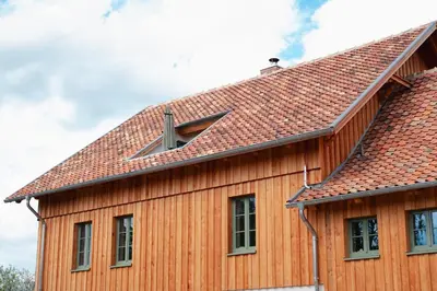 Das Gebäude in dem sich die Ferienwohnung befindet