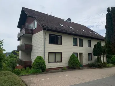 Das Gebäude in dem sich die Ferienwohnung befindet