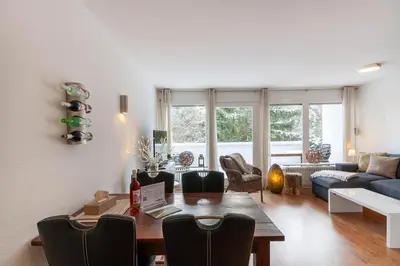 Grundriss der Unterkunft Ferienwohnung Paulsbergwiese mit Balkon