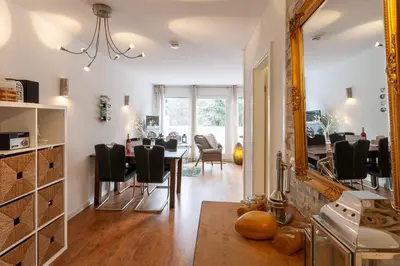 Grundriss der Unterkunft Ferienwohnung Paulsbergwiese mit Balkon