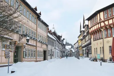 Jägerwohnung im Forsthaus am Schindelbruch im Winter