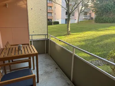 Ein Balkon oder eine Terrasse in der Unterkunft FW Neustadt Hunde willkommen