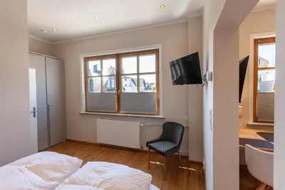 TV/Unterhaltungsangebot in der Unterkunft Ferienwohnung Waldfrieden 2 mit Garten und Grill