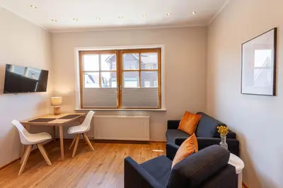 TV/Unterhaltungsangebot in der Unterkunft Ferienwohnung Waldfrieden 2 mit Garten und Grill