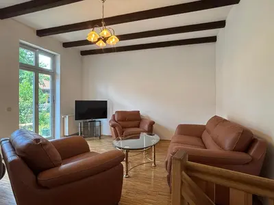 TV/Unterhaltungsangebot in der Unterkunft Maisonette im Fachwerkhaus