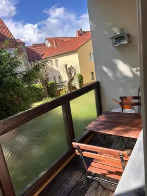Ein Balkon oder eine Terrasse in der Unterkunft Das GrabenQuartier