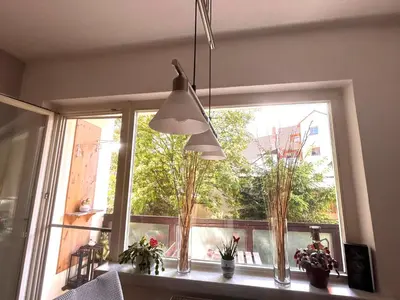 Ein Balkon oder eine Terrasse in der Unterkunft Das GrabenQuartier