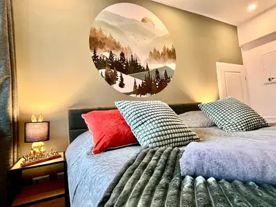 Ein Bett oder Betten in einem Zimmer der Unterkunft Eckstück