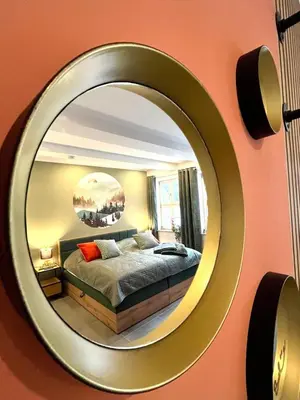 Ein Bett oder Betten in einem Zimmer der Unterkunft Eckstück