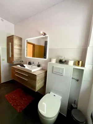 Ein Badezimmer in der Unterkunft Ferienhaus Harzseele