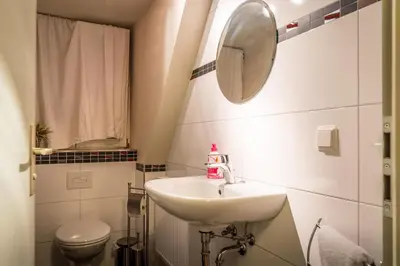 Ein Badezimmer in der Unterkunft Alte Lateinschule