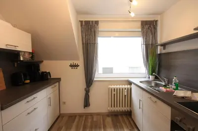 Küche/Küchenzeile in der Unterkunft Ferienwohnung Hexenbaude