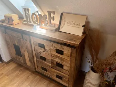 Grundriss der Unterkunft Ferienwohnung Glück Auf