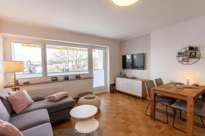 TV/Unterhaltungsangebot in der Unterkunft Ferienwohnung Bergverliebt mit Balkon und Traumblick