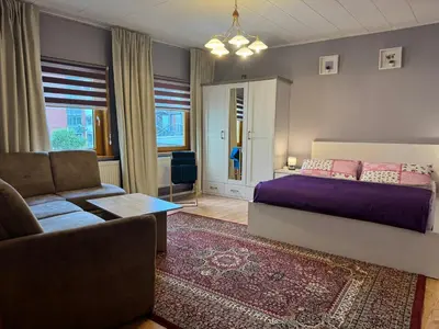 Ein Sitzbereich in der Unterkunft Casa Emma
