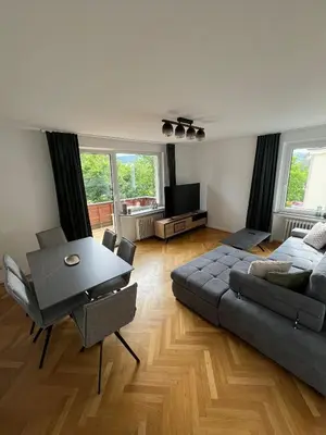 Ein Sitzbereich in der Unterkunft Kontinental B