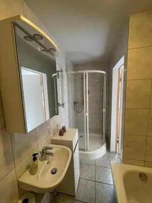 Ein Badezimmer in der Unterkunft Feriendomizil bei Barbara