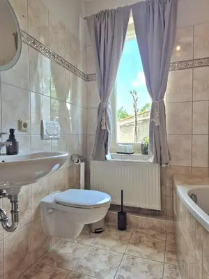 Ein Badezimmer in der Unterkunft Ferienhaus Bärbel