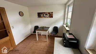 TV/Unterhaltungsangebot in der Unterkunft Ferienwohnung Bergmann mit Balkon und Kamin