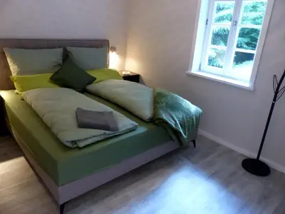 Ein Bett oder Betten in einem Zimmer der Unterkunft Waldhaus Staufenbergblick in Zorge