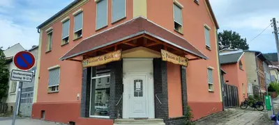 Das Gebäude in dem sich die Ferienwohnung befindet