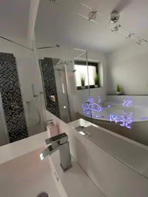 Ein Badezimmer in der Unterkunft Ferienkomfortwohnung Walter