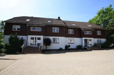 Das Gebäude in dem sich die Ferienwohnung befindet