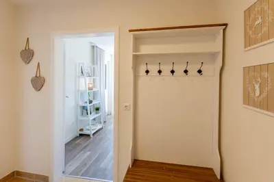 Grundriss der Unterkunft Ferienwohnung Bergrausch mit Balkon