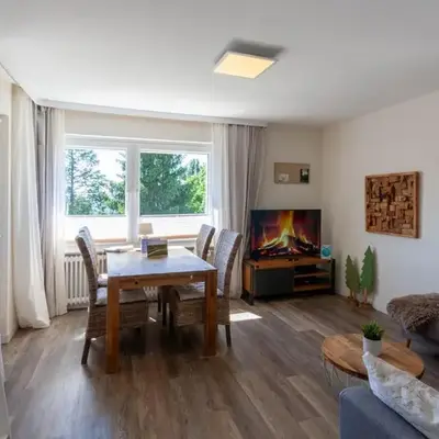 Ferienwohnung Bergrausch mit Balkon