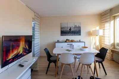 TV/Unterhaltungsangebot in der Unterkunft Ferienwohnung Talsicht mit Balkon - Hunde willkommen