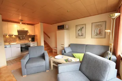 Küche/Küchenzeile in der Unterkunft Ferienwohnung Maximilian mit Balkon