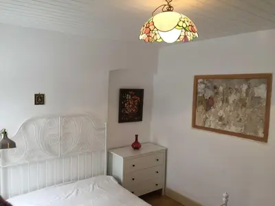 Ein Bett oder Betten in einem Zimmer der Unterkunft Haus Schwalbenherd