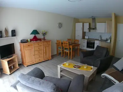 Küche/Küchenzeile in der Unterkunft Ferienwohnung an der Seilbahn