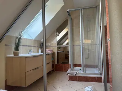 Ein Badezimmer in der Unterkunft Magdalena Apartments 4