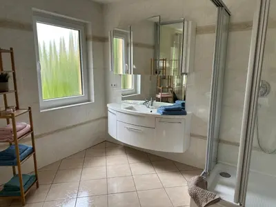 Ein Badezimmer in der Unterkunft Magdalena Apartments 5