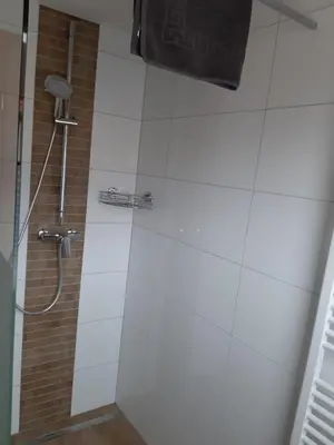 Ein Badezimmer in der Unterkunft Ferienhaus LeBen
