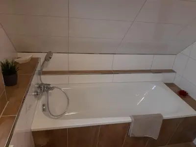 Ein Badezimmer in der Unterkunft Ferienhaus LeBen
