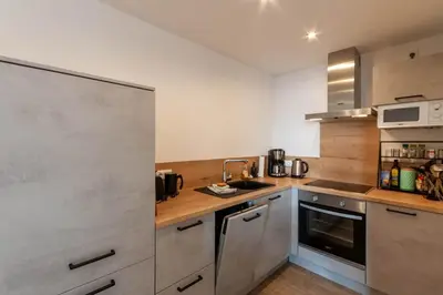 Küche/Küchenzeile in der Unterkunft Apartment Gipfelblick mit Balkon