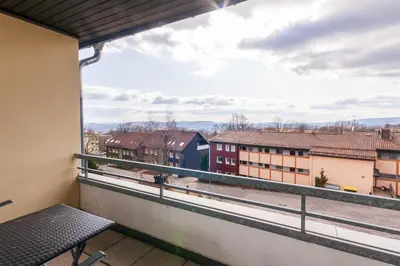 Ein Balkon oder eine Terrasse in der Unterkunft Apartment Gipfelblick mit Balkon