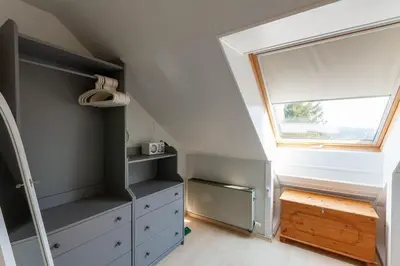 Grundriss der Unterkunft Ferienwohnung Panoramablick mit Balkon