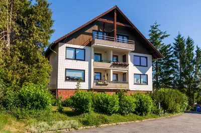 Das Gebäude in dem sich die Ferienwohnung befindet