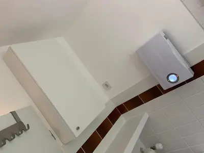Ein Badezimmer in der Unterkunft Harzer Nest