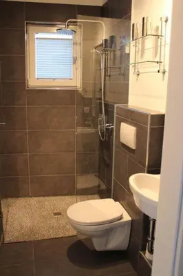 Ein Badezimmer in der Unterkunft Ferienwohnung Arlt