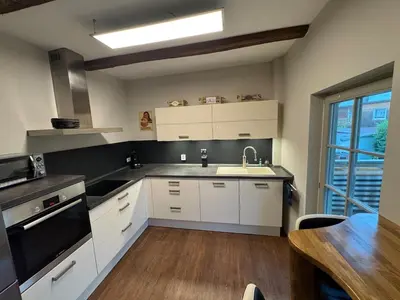 Küche/Küchenzeile in der Unterkunft Ferienwohnung Ackerbürgerhof