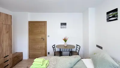 Ein Sitzbereich in der Unterkunft Villa Palmwiesen