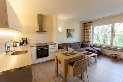 Küche/Küchenzeile in der Unterkunft Ferienwohnung Mauna Kea