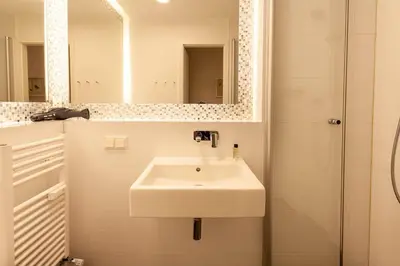 Ein Badezimmer in der Unterkunft Ferienwohnung Mauna Kea