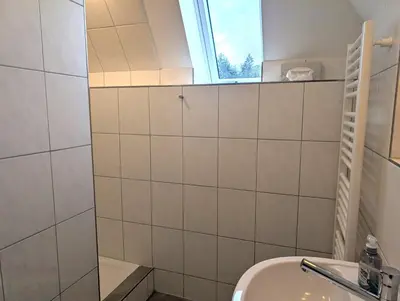 Ein Badezimmer in der Unterkunft Harzlodge Hilly